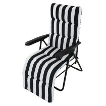 foldable Garden cushion sun lounge chair outdoor beach