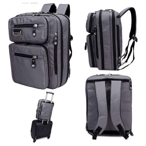 Laptop Bag Convertible Backpack Business Briefcase Messenger Bag Water Resistant Travel Rucksack for 17.3 Inch Laptop for Men