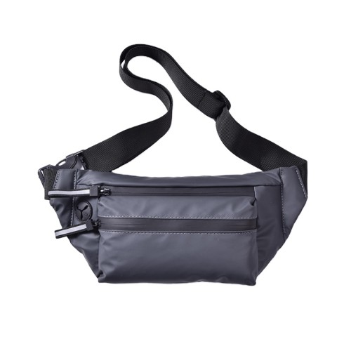 New 2020 fashion custom logo leather sports fanny pack outdoor waterproof waist bag for man and woman