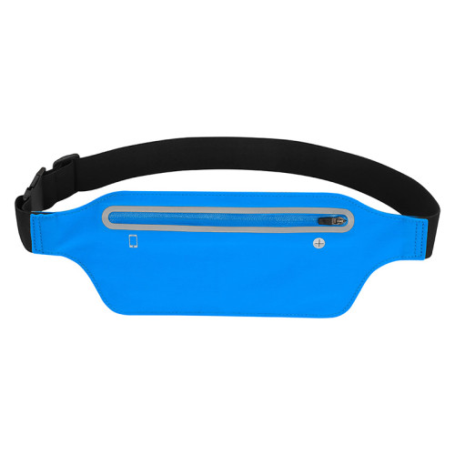 Hot products 2020 OEM lightweight reflective PU cell travel running fanny pack waist bags