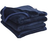 High Quality Microfiber Flannel Fleece Throw Blanket Super Soft Royal Blue, 90 x90