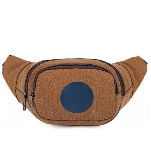 Multifunction Canvas Khaki Fashion Hiking Running Waist Bag Men Organizer Fanny Pack Gym Sport Runner Waist Pack Bag