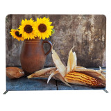 Custom made straight shape wall tension back drop stand pop up backdrop for advertising equipment for trade show