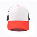 cheap promotional cotton no logo plain trucker mesh cap
