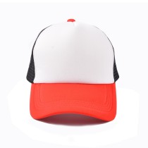 cheap promotional cotton no logo plain trucker mesh cap