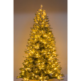 6ft 7ft 8ft 9ft Pre-Lit Hinged White Artificial Alpine Slim Pencil Christmas Tree Holiday