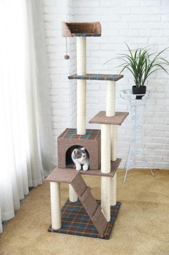 Wholesale High Quality Luxury cat tree wood house tower condo