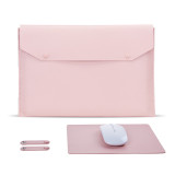 Custom PU Leather Computer Laptop Bag Laptop Sleeve Compatible 12 13.3 15.6 16 Inch Mac Book Air/Pro