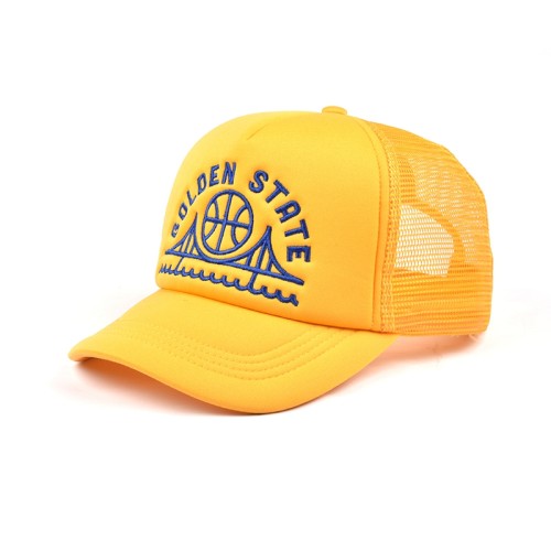 5 Panel Plain Trucker Cap/Wholesale Foam Outdoor Sports Mesh Trucker Hats Caps