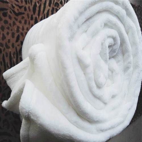 Wholesale Throw Size Blank White Lightweight Super Soft Cozy Luxury Bed Blanket