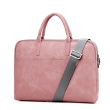 Custom notebook bag  Printed Logo 17 Inch Lightweight Laptop Shoulder Bag Protective Vertical Laptop Bag With Strap small case