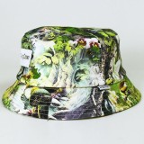 cotton floral fashion custom bucket hat