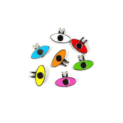 Cheap Price Oval Shaped Steel Magnetic Golf Hat Clip