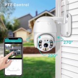 SDETER  2MP Security WIFI Camera Outdoor 1080P PTZ Speed Dome Wireless IP Camera CCTV Pan Tilt IR Network Surveillance