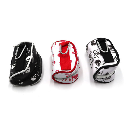 High Quality Golf Ball/Tee Holder PU Golf Pouch Bag