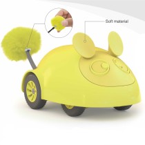 Soft Material Cartoon Remote Control Mouse Electronic Cat Toy With Ergonomic Handle
