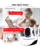 wifi camera three antennas 1080P Indoor AI camera