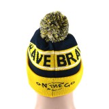 custom funny beanie knitted hats custom logo design
