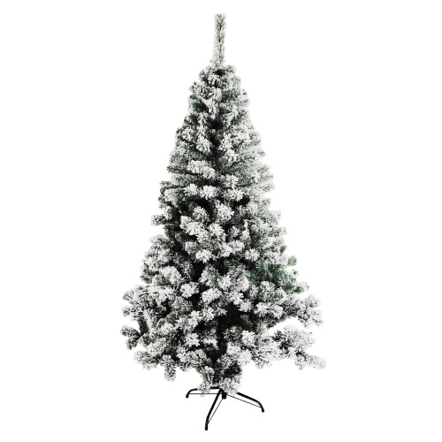 Led Lighting Decoration Prelit White Snow Flocked Christmas Tree