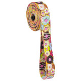 Fabric Food Printed booti Exercise resistance Band workout Donuts Stretch Heavy Custom resistant Booty bands