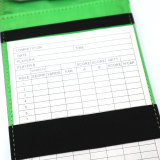 High Quality Leather Golf Scorecard Holder with Insert Card and Pencil