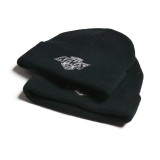 Design own your logo embroidery on black beanie hat knitting pattern