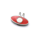 Cheap Price Oval Shaped Steel Magnetic Golf Hat Clip