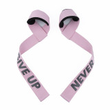 Custom Logo Wrist Protection Bodybuilding Training Gym Weight lifting Wrist Straps