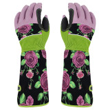 Custom Thorn Proof Gardening Gloves For Women Men Logo Long Garden Gloves
