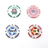 Personalized Colorful Custom Logo Poker Chip Golf Ball Marker