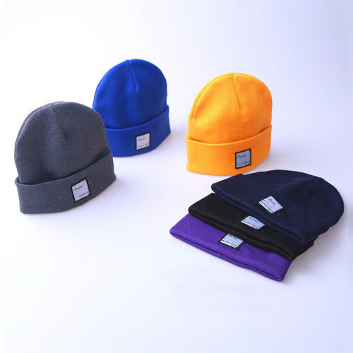 Fashion acrylic beanie hat/ beanie custom knit hats/custom beanie