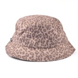 fashion sexy leopard animal printed bucket hat custom summer sun hat fishing cap hat