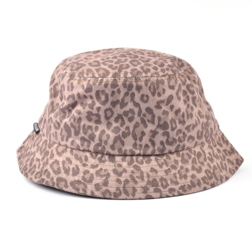 fashion sexy leopard animal printed bucket hat custom summer sun hat fishing cap hat