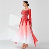 B-2020 ballroom waltz dresses for ballroom dancing standard competition standard modern dance dress woman foxtrot dress for sale