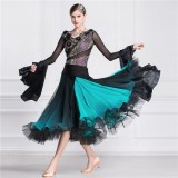 B-18275 British Imported Fabric International Standard Ballroom Dance Dress High-end Competition Ballroom Dance Dresses For Sale