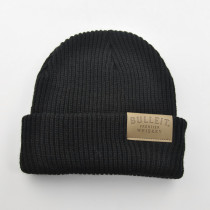Wholesale beanies label knitted beanie acrylic beanie custom knitted hat
