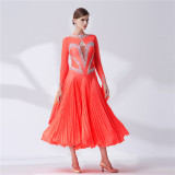 B-19426 Ballroom dance waltz dress rumba standard smooth dance dresses high-end ballroom dance competition dress for sale