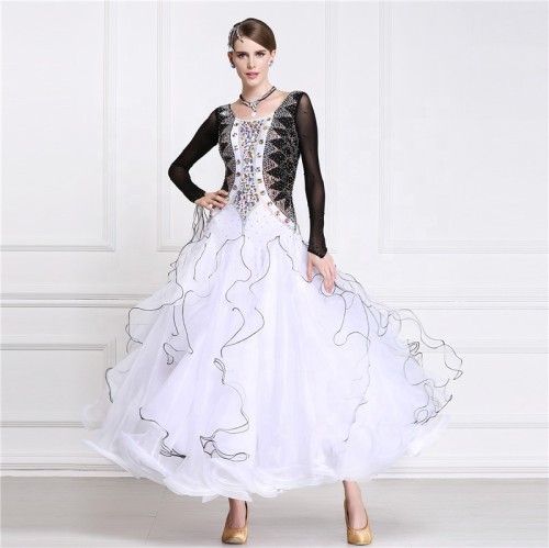 B-14779 custom ballroom dance dress for competition