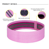 Custom Logo Yoga Gym Body Bands Set for Legs and Butt Exercise Fitness Hip Fabric Resistance Bands Set