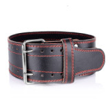 Man Cowhide Waist Leather Belts Weightlifting Weight Lifting Belt Gym Custom