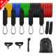 Wholesale workout fitness Gym pull up set 11 piece 11 pcs pc resistance bands Tube