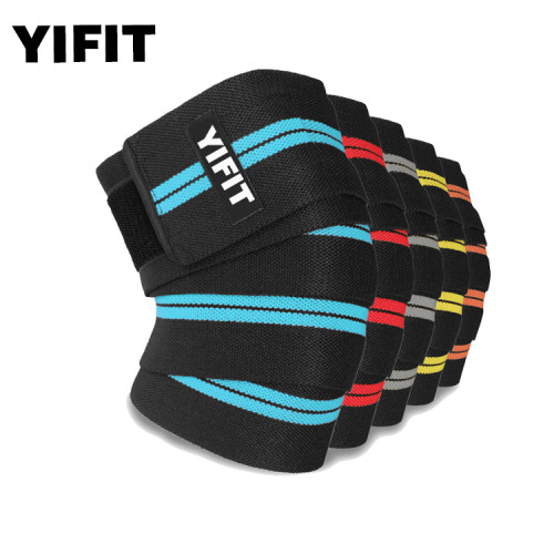 Customized Color Adjustable Compression Workout Gym Squats Knee Support Strap Wraps