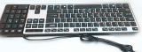 Factory Super Slim Chocolate Keycaps Wired Keyboard with PVC Board