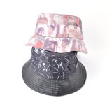 fashion cheap hip hop outdoor sport style large brim custom tie dyed bucket hat