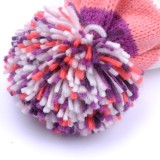 baby girl acrylic crochet knitted beanie floral hats for winter