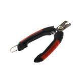 Whosale stainless steel dog nailnippers pet nail edge cutter