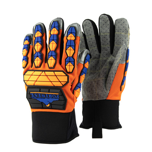 Construction Work Safety Gloves Men Women Heavy Duty PVC Rubber Gloves Industrial Impact Mechanic Gloves