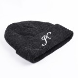 100% acrylic beanie low moq embroidery hat winter