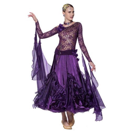 B-14133 hot sale adult elegant ballroom dance dress