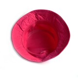 Wholesale Europe 100% cotton red bucket hats blank plain